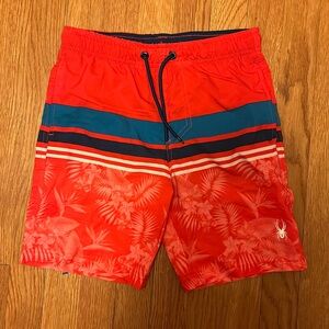 SPYDER swim - size S/P (7/8)
Colors - red, white, blue, and dark blue